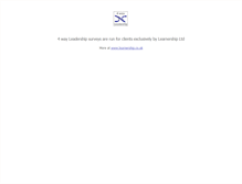 Tablet Screenshot of 4wayleadership.com